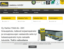 Tablet Screenshot of hinauspalveluturku.fi